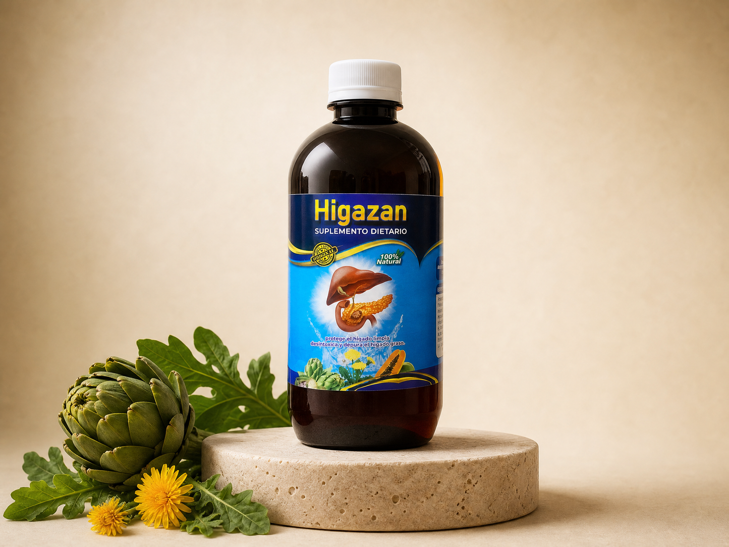 Protocolo Hígado Esenza · Jarabe de 8 botánicos 500 ml